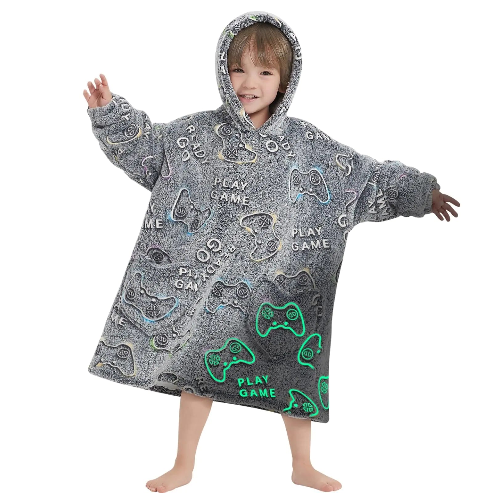 Cozy Kids Blanket Hoodie - VELOSA