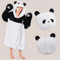 Cozy Panda Hoodie Blanket - VELOSA