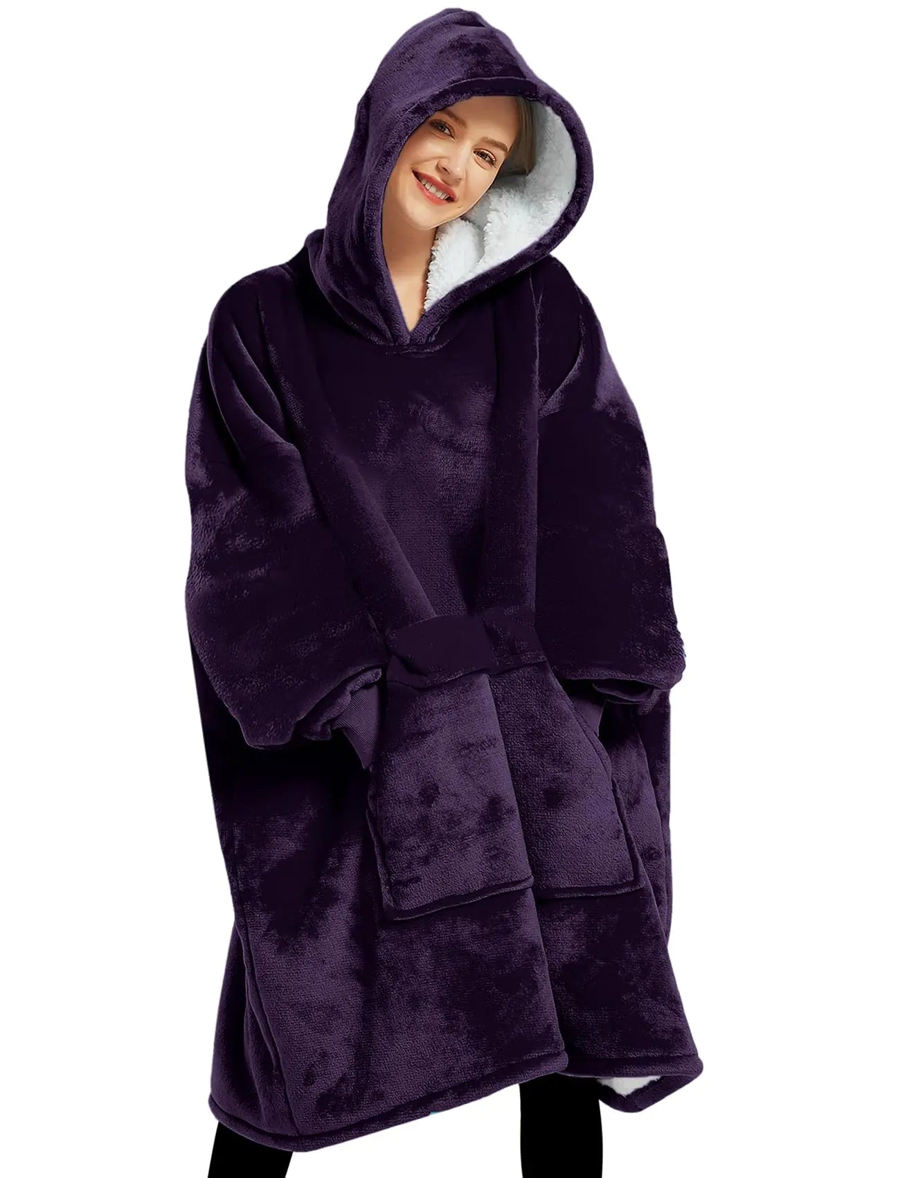 Lzzidou Oversized Blanket Hoodie - VELOSA